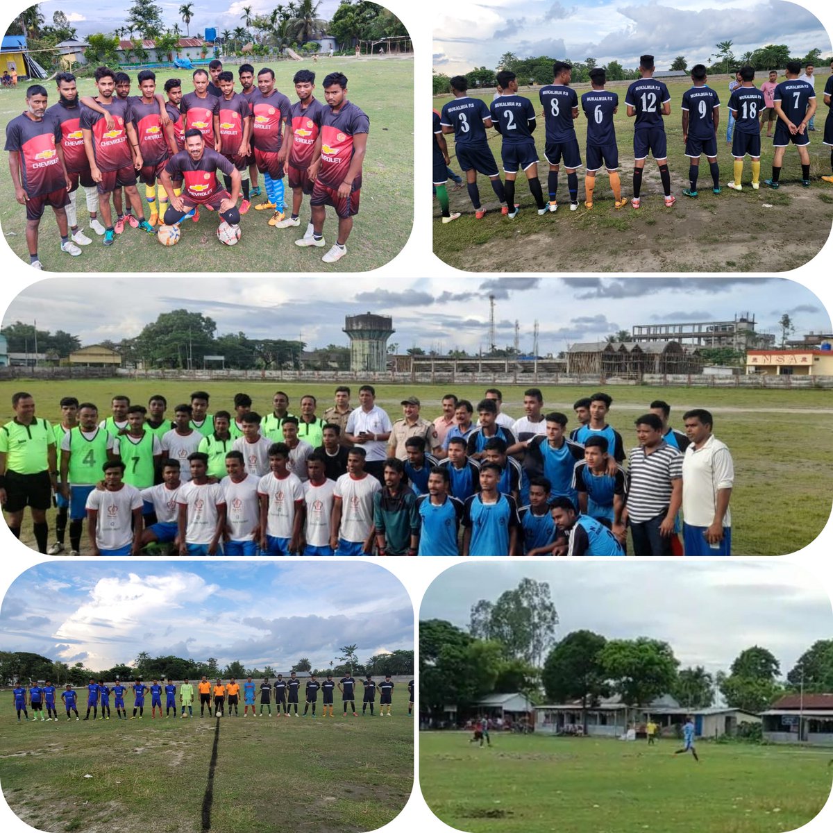 Glimpses of the Inter-Police Station level Football Tournament held at various locations of Nalbari district. @assampolice @DGPAssamPolice @gpsinghips @HardiSpeaks