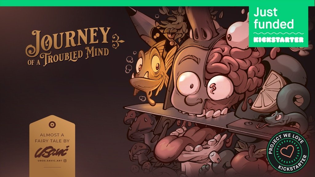 Today's #KickstarterReads Comics #ProjectOfTheDay is  Journey of A Troubled Mind by <a href="/u_savic/">Uros Savic</a>.

kickstarter.com/projects/uross…