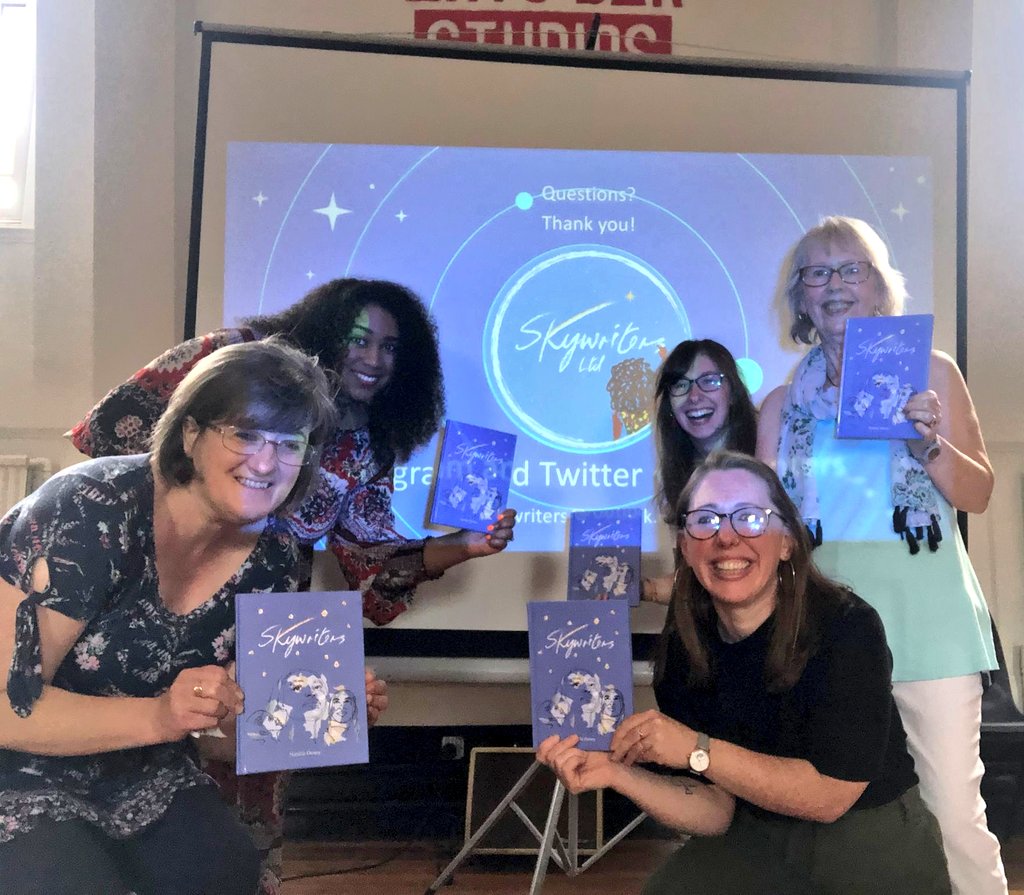 Skywriters_'s tweet photo. Last week we had a fabulous session with @PaperworkT π Our Director @Natalie_Denny_ delivered a session on her writing and publishing journey to inspire other writers whatever age and stage they're at!
#WriteTheSky #Skywriters π€π https://t.co/KpEx06DnZ4
