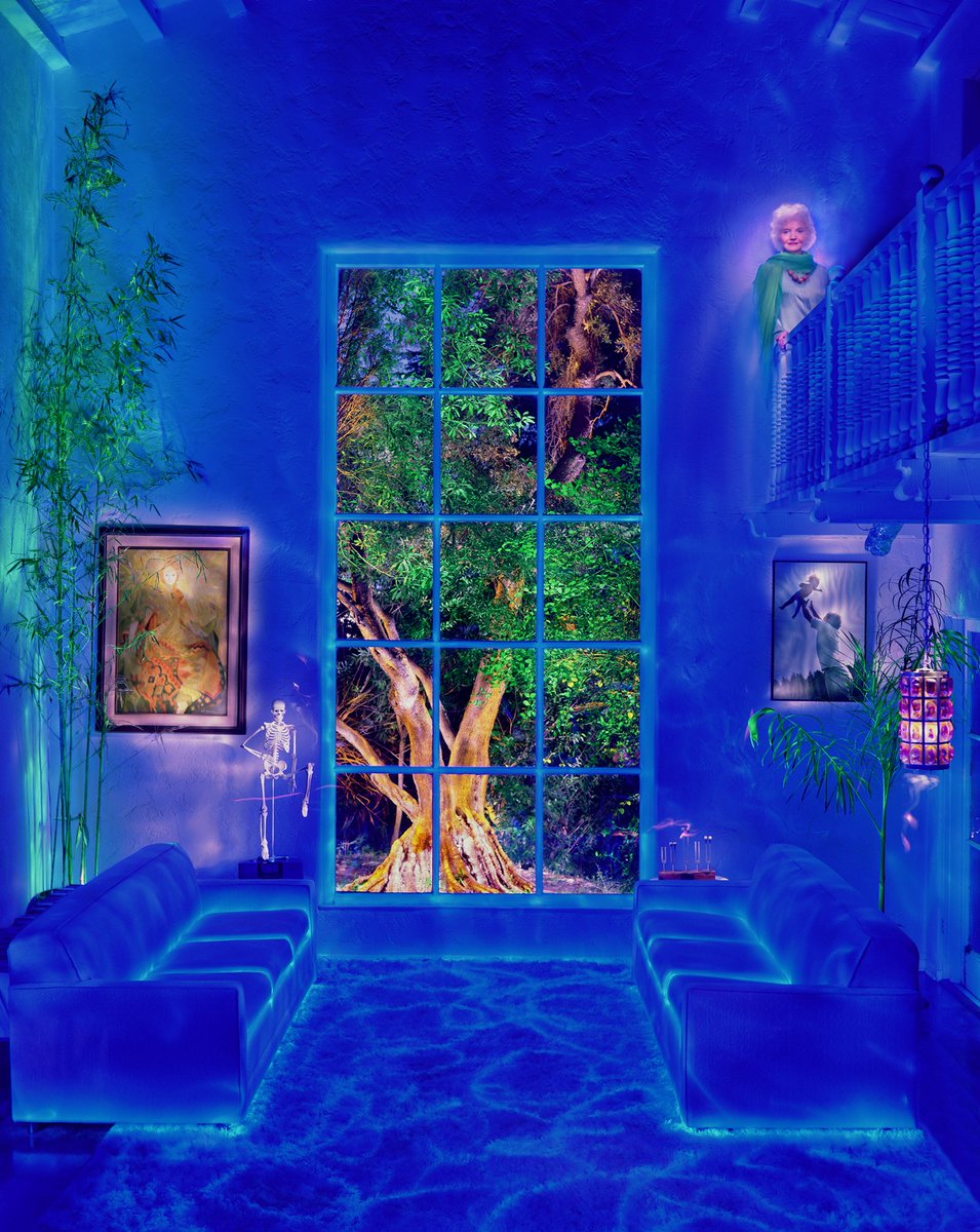 Happy Birthday to the late Aldous Huxley, husband to Laura Huxley (photographed in the photo below, top right) who administer LSD to him just before his death in 1963. #PsychedelicPioneers <a href="/art3io/">ART3</a> <a href="/faheyklein/">Fahey Klein Gallery</a> opensea.io/assets/ethereu…