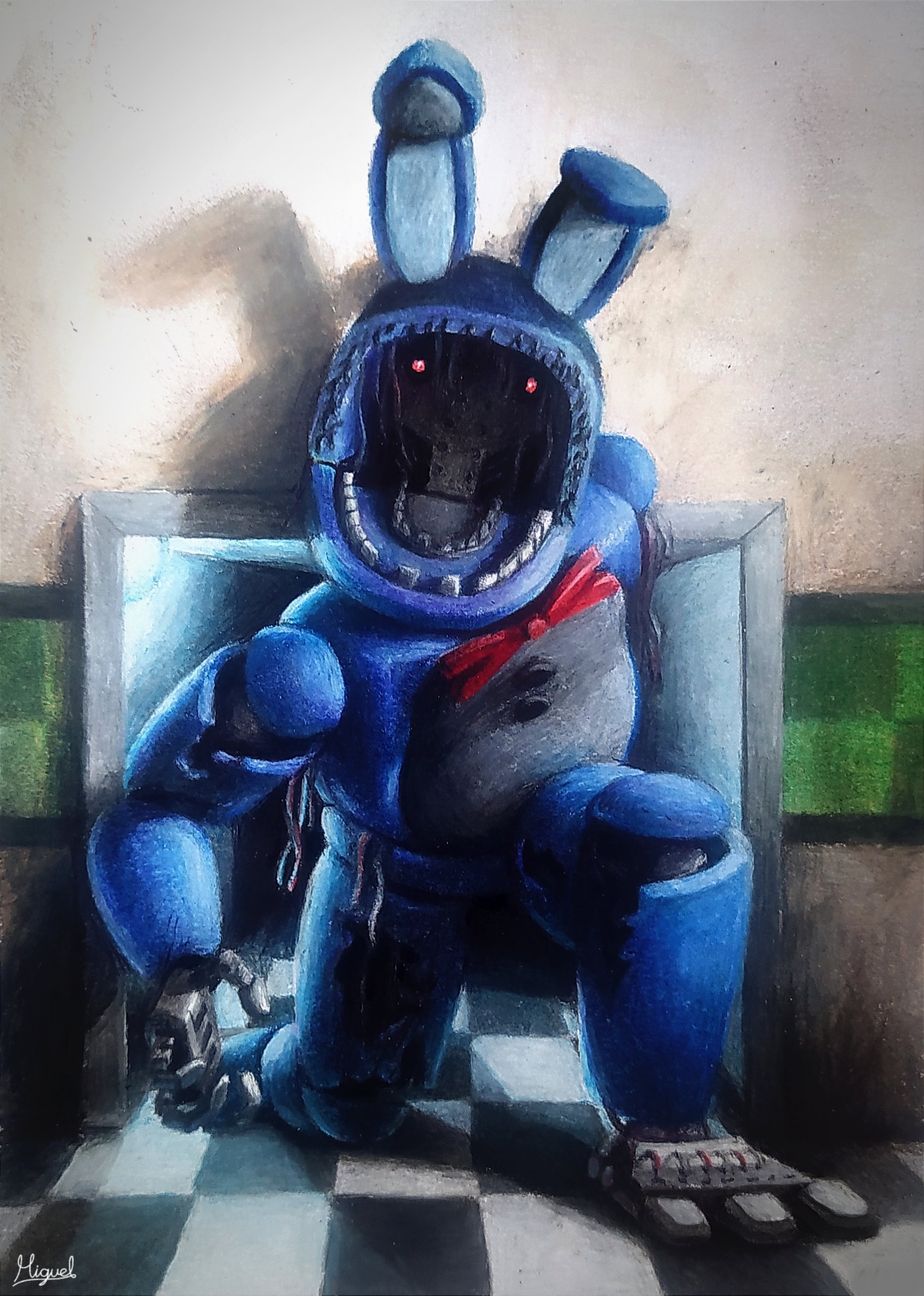 Literally Miguel 🇻🇪💥🔫 on Twitter: "Withered Bonnie boutta make you face  some consequences #Fnaf #fnaf2 #fnaffanart #fnafart #traditionalart  https://t.co/XCn4AEUoiL" / Twitter
