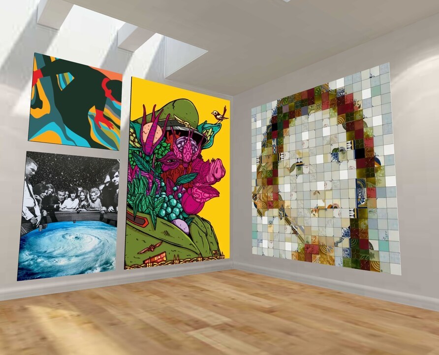 🎉 Virtual Exhibition Giveaway🎉 
Let's make this big! For a chance to win follow these steps:
1️⃣Just Like&amp;Retweet
2️⃣ Post your favorite artwork from EE on Twitter
🎁 There will be two winners, one Pedrita physical edition and one EE NFT!
Winners announced during the AMA!