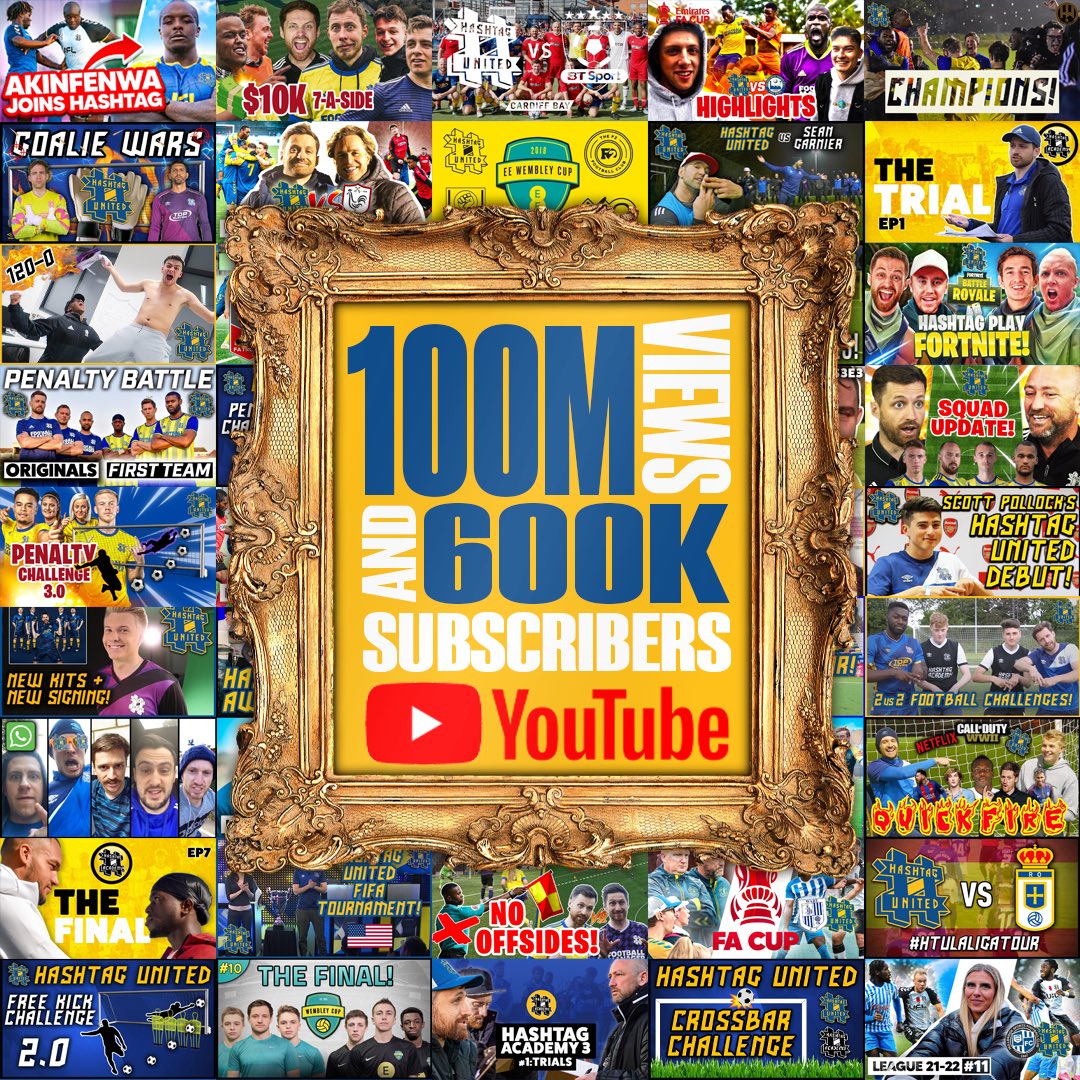 What a journey it's been. 6 years of content and now 100,000,000 views and 600,000 subscribers later…  Here we are! 

Huge thanks to everyone that's been a part of it, and to all of you legends supporting us that have made this possible 🙌

Road to 1M subs continues 😅💪