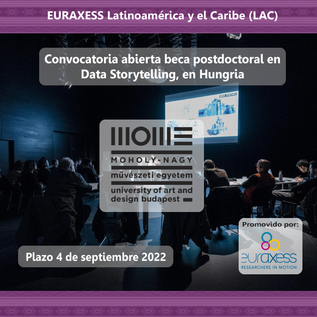 Becas Posdoctorales en Data Storytelling, en Hungría 🇭🇺 
📅 Plazo límite: 4 de septiembre 2022
euraxess.ec.europa.eu/worldwide/lac/…