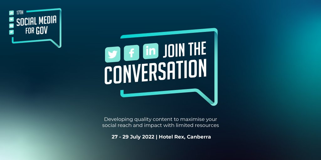 PublicSpectrum's tweet photo. Welcoming 120+ speakers, attendees and partners at the #SM4Gov Summit 2022 at the Hotel Rex in Canberra. Looking forward to a day full of insightful sessions and networking. Join the conversation and learn more about this morning's sessions here: https://t.co/bSv70AxsKc https://t.co/eyhwbmnyJz