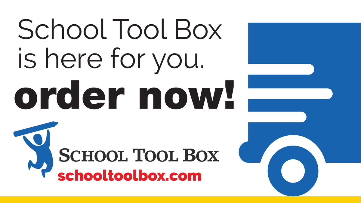 SchoolToolBox's tweet image. Did your school supply program end on July 1st? We're just getting started! Orders ship straight to your home anytime throughout the summer! No deadlines. No hassle. No problem.