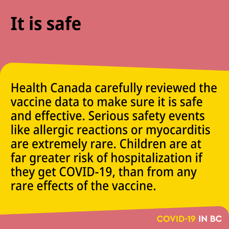 BCGovNews's tweet photo. With a COVID-19 vaccine being available for children aged 6 months to 4 years starting August 2, it’s normal for parents to have questions. Vaccines protect us and our kids from serious illness. For more information and to register your child(ren), visit: https://t.co/x4tevOROeF
