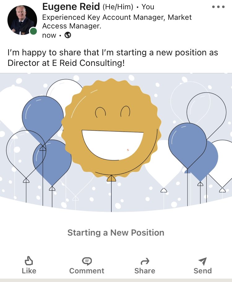 That’s it folks…. I’m going it alone!! I bring my years of experience to the business world!! Look forward to engaging with you soon!! EReidConsulting #business #sales #keyaccountmanagement #KAM #businessdevelopment