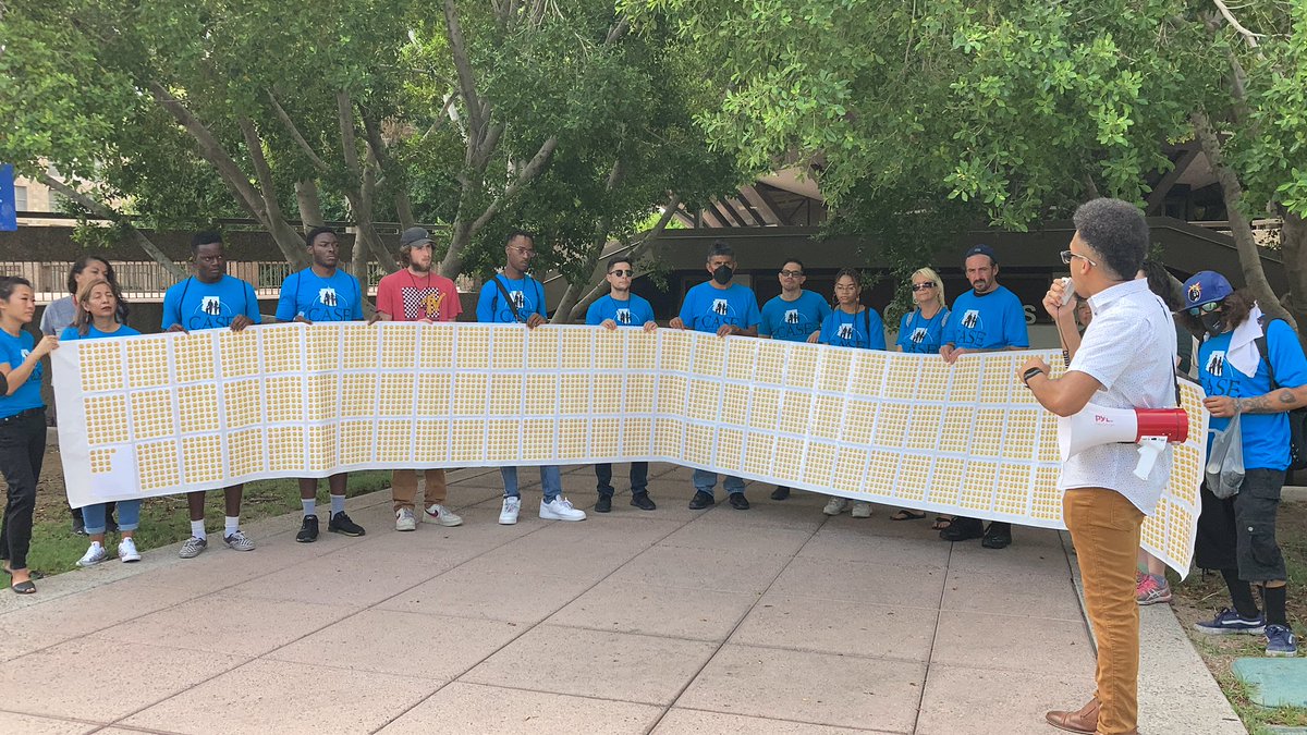 WorkerPowerInst's tweet image. Today we are in Tempe demanding that the city listen to the voice of it voters! In March, we collected almost 5,000 signatures from Tempe residents concerned about the Pier 202 development project 1/4