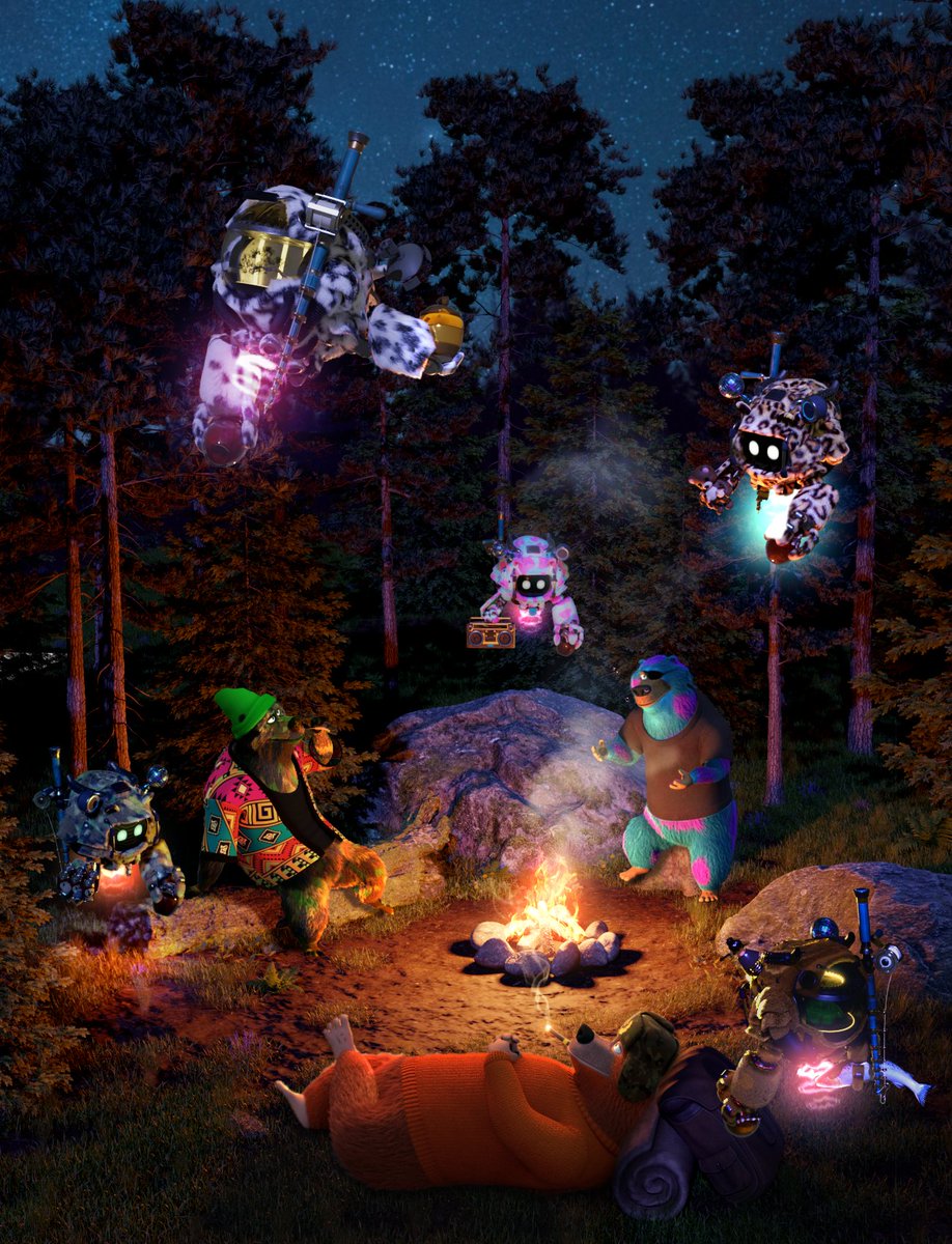 partybear's tweet photo. After spending enough time with the Party Bears, the @seekers_xyz  began thinking less of their utility and more of the joy of life itself. 

Bears have a unique ability to live in the present, and these Seekers do too now. Congrats to all Bear Seeker owners! #PartyBear #Seekers https://t.co/n1xpgpeCXI