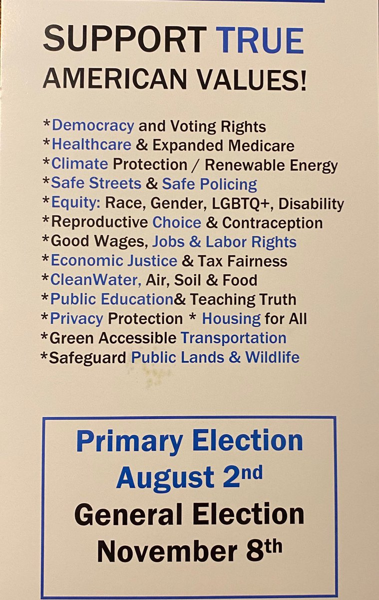 IndivisibleTac's tweet photo. Is that Ballot still sitting on your kitchen table? Here’s a handy list of candidates we support because not only do they support our values but they work hard to make our communities better for all of us! #Election2022 #VoteTrue #GOTV #volunteer #GoVote https://t.co/p8rghWKkKn