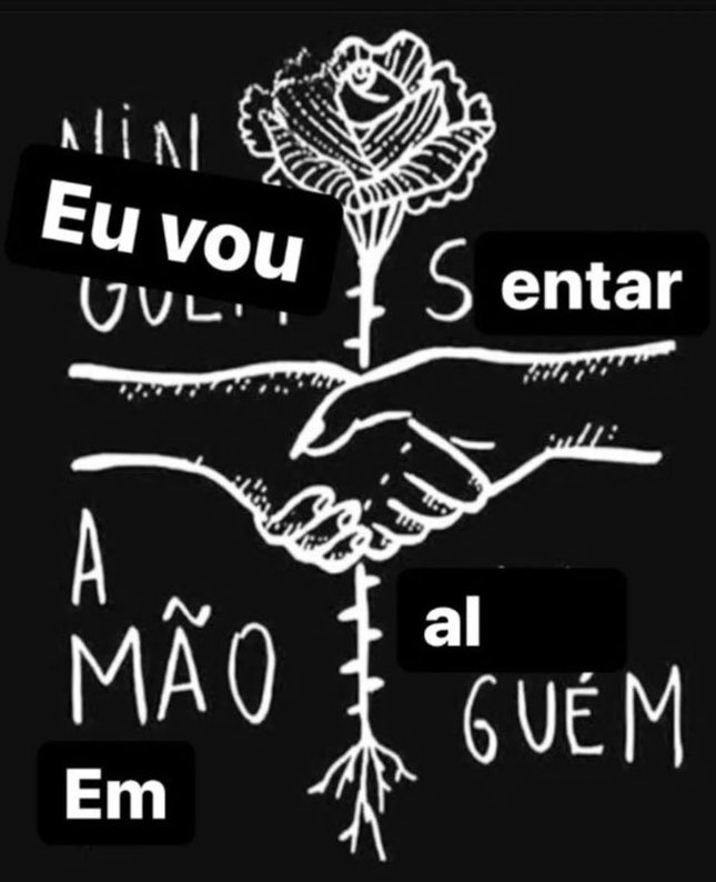 eu tô assim agora
