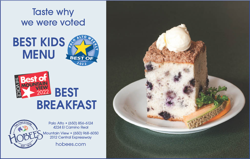 Hobee's Restaurants (@hobees) on Twitter photo Thank you Palo Alto and Mountain View! <a href="/paloaltoweekly/">Palo Alto Weekly</a> <a href="/mvvoice/">Mountain View Voice</a> #bestdarnbreakfastintown Thank you Palo Alto and Mountain View! <a href="/paloaltoweekly/">Palo Alto Weekly</a> <a href="/mvvoice/">Mountain View Voice</a> #bestdarnbreakfastintown