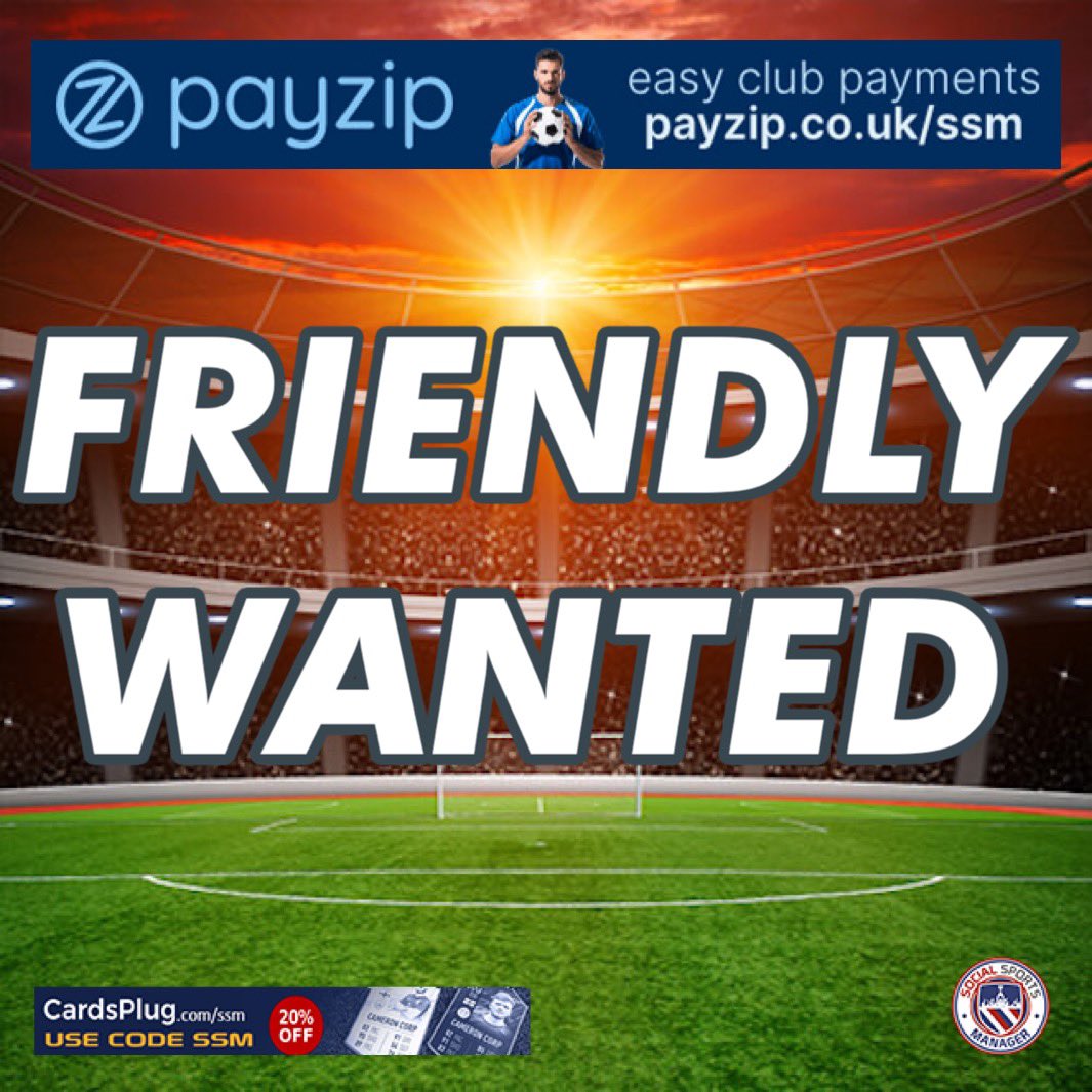 Looking for a friendly on 6th August with a AM kickoff time. Pitch available just need to organise referee but happy to play away and split costs!! R/T appreciated, DM us @SurreyWestern @GWALeague #UTP