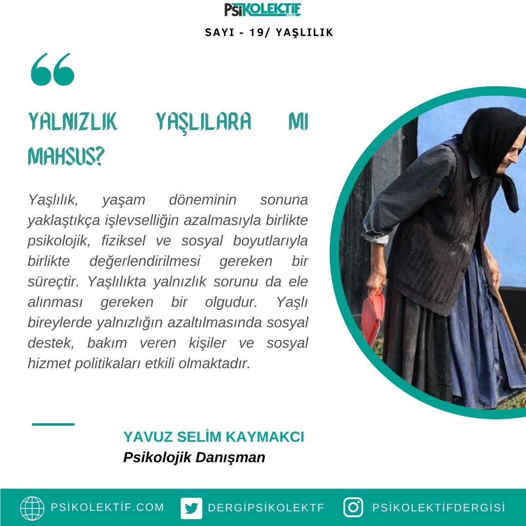 Psikolektif Dergisi (@dergipsikolektf) on Twitter photo Psikolojik Danışman Yavuz Selim Kaymakcı (<a href="/kymkcyavuz/">Yavuz Selim KAYMAKCI</a>) yaşlılık sayımızda sizler için "Yalnızlık Yaşlılara mı Mahsus" yazısını kaleme aldı.
İyi okumalar dileriz 🤗
psikolektif.com/psikolektif-de… Psikolojik Danışman Yavuz Selim Kaymakcı (<a href="/kymkcyavuz/">Yavuz Selim KAYMAKCI</a>) yaşlılık sayımızda sizler için "Yalnızlık Yaşlılara mı Mahsus" yazısını kaleme aldı.
İyi okumalar dileriz 🤗
psikolektif.com/psikolektif-de…