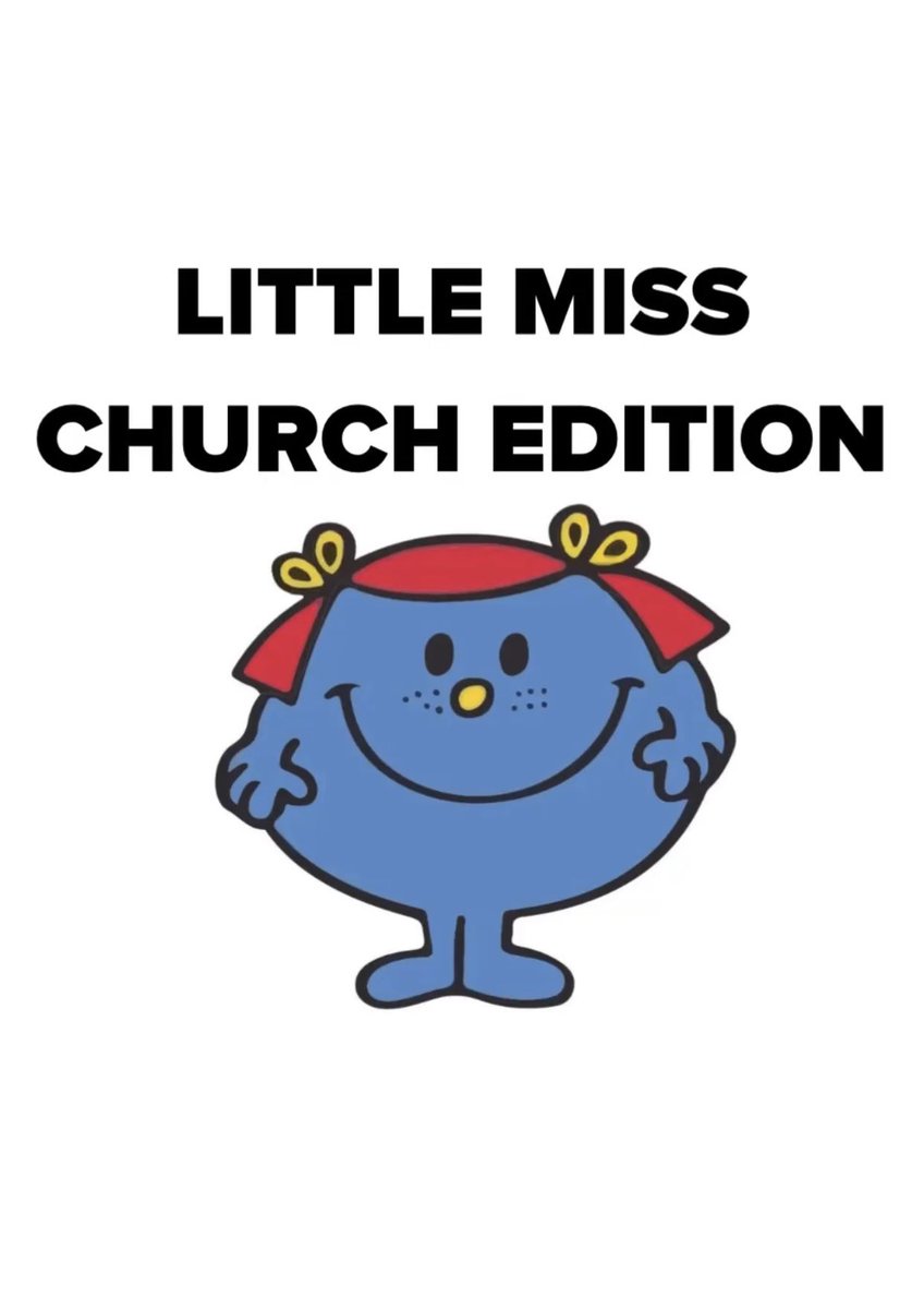 PaintingPraying's tweet photo. Little Miss/Mr. Church Edition 

A thread: https://t.co/Cne0dceVQq
