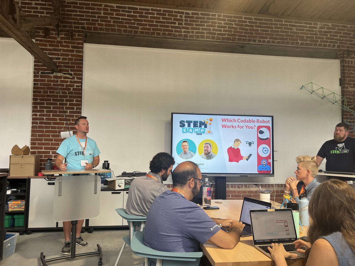 Which Codable Robot Works for You? I loved exploring Elementary Robotics with <a href="/EdTechNeighbor/">Matt Rogers</a>. <a href="/MrRogersWC/">Matt Rogers</a> we would love for you to join us at #STEMCampEdu next year to reunite with your tech buddy &amp; namesake!!! 
#WCASDCreates