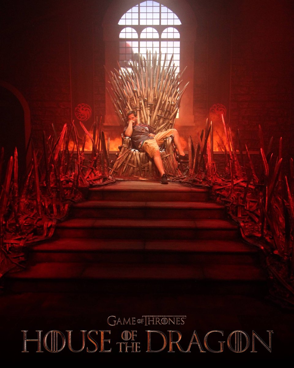 Good to be back on the Iron Throne!

Just waiting for August for <a href="/HouseofDragon/">House of the Dragon</a> to premiere on <a href="/hbomax/">HBO Max</a> 

#sdcc2022 #sdcc22 #sandiegocomiccon #sandiegocomiccon2022 #sdcc #houseofthedragon #hotdsdcc #gameofthrones