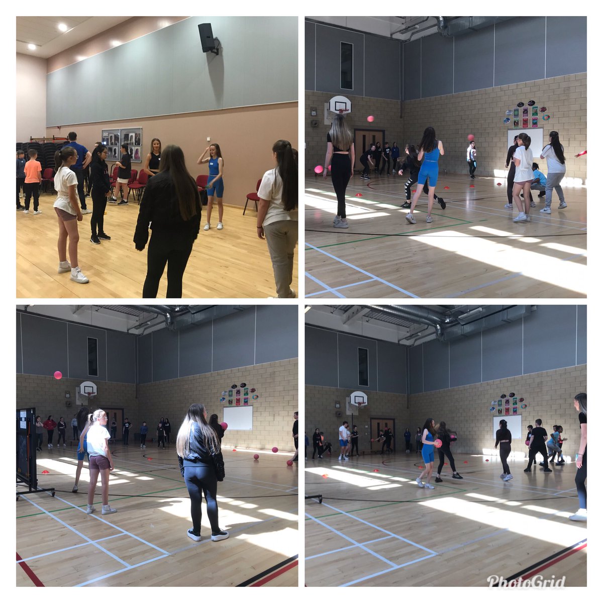 StAmbroseBucha1's tweet photo. Day 1 of Summer Sizzler @stambrosehigh Parachute games/ team building/ ice breakers/ sports/ arts and crafts and much much more! #bringonday2 #positivetransition #movingonup https://t.co/vBIl0KP3DI