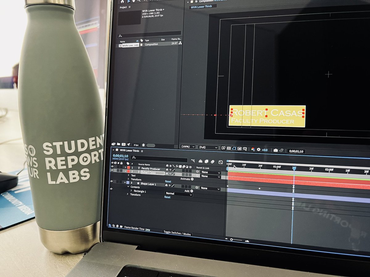 Learning a little After Effects. #SRLTeach22