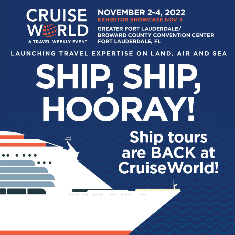 CruiseWorld on Twitter "Ship tours are BACK!🛳 CruiseWorld is the only