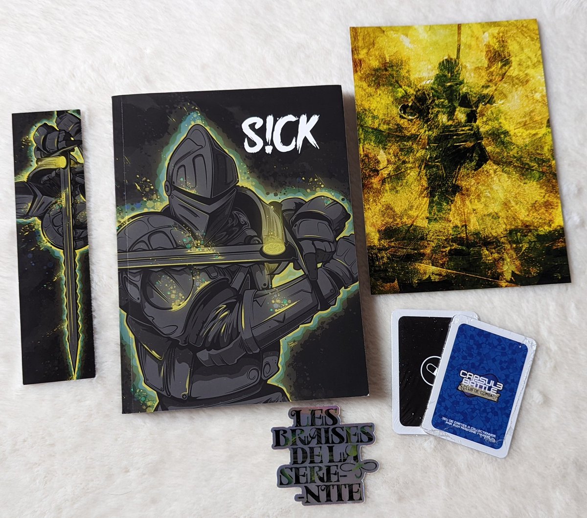 _Luzgard_'s tweet photo. Réception du jour 📖
Merci à @Sick_Mag et @JeremThn
Très bel ouvrage !
#SickMagazine #DarkSouls https://t.co/DqOUyHI1dr