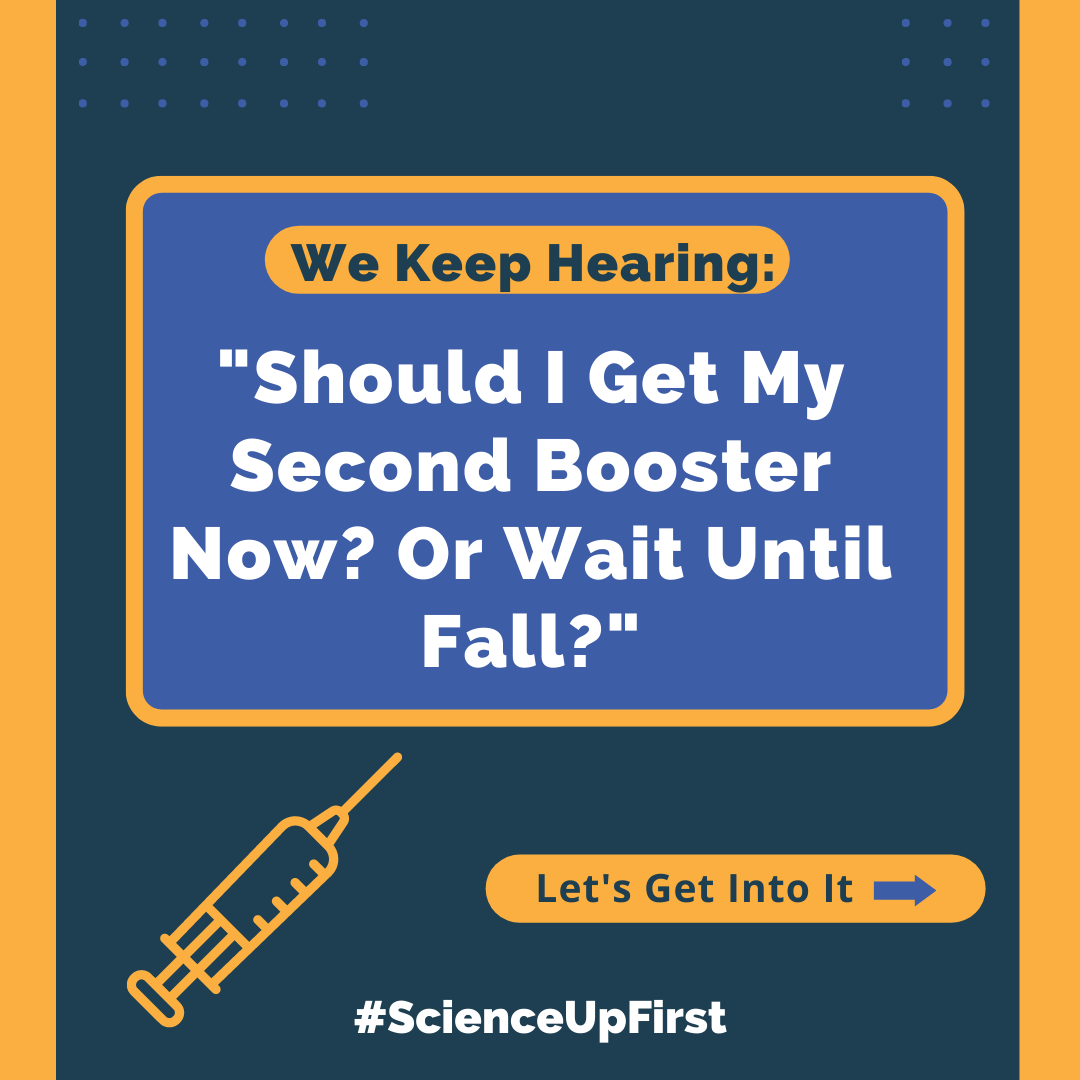 With the NACI recommending a booster in the fall, and the announcement of a seventh wave starting now, we understand you might be confused as to when you should get your booster. 
Here are some thing to consider →
#ScienceUpFirst

🧵[1/7]