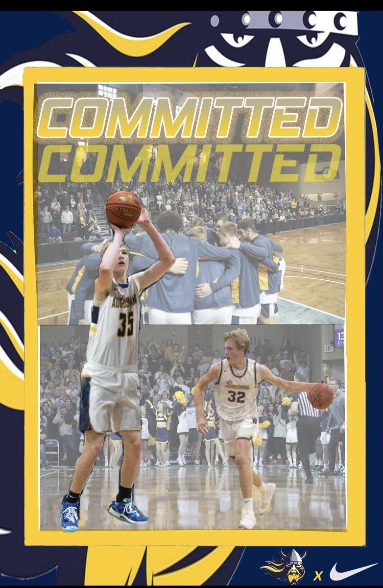 I am very excited to announce my commitment to play basketball and continue my education at Augustana University (South Dakota)! I am looking forward to joining the Augie family! I am extremely thankful for family, friends, and every coach who has supported me along the way!💛💙
