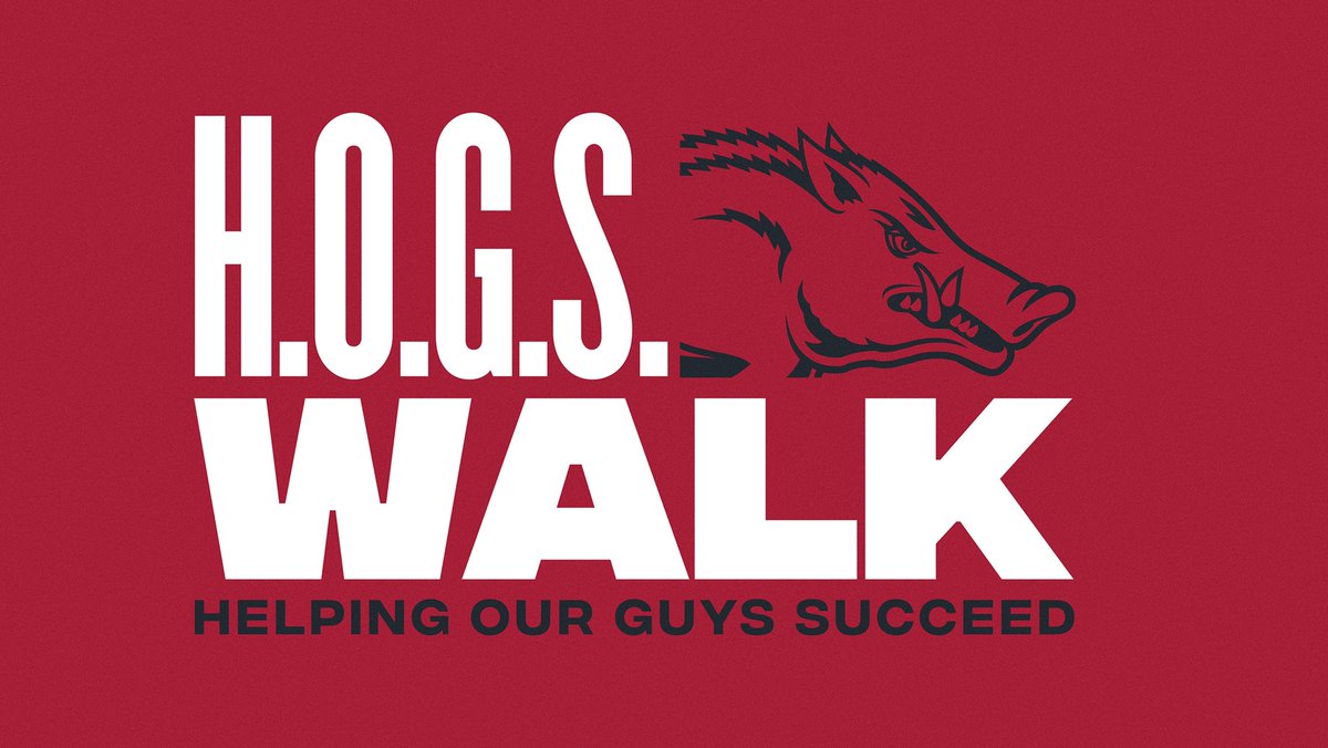 TheFlagshipAR's tweet image. The Flagship program is excited to be partnering with @RazorbackSADev and @RazorbackFB for tonight’s H.O.G.S (Helping Our Guys Succeed) Walk. 

H.O.G.S Walk will give @RazorbackFB Student-Athletes the most comprehensive networking event for success #BrandAsOne