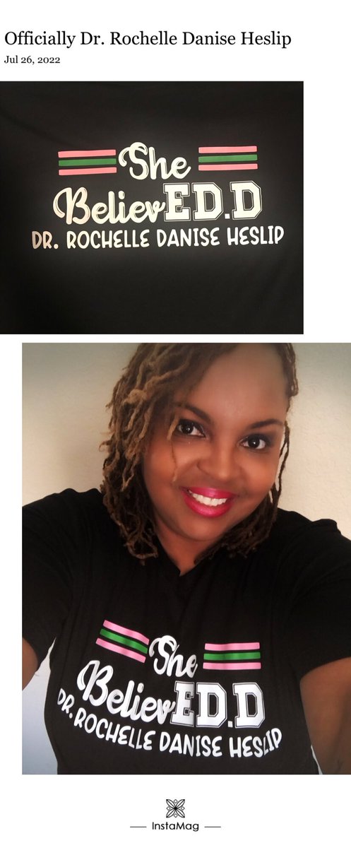 Dr. Rochelle Danise Heslip tweet media