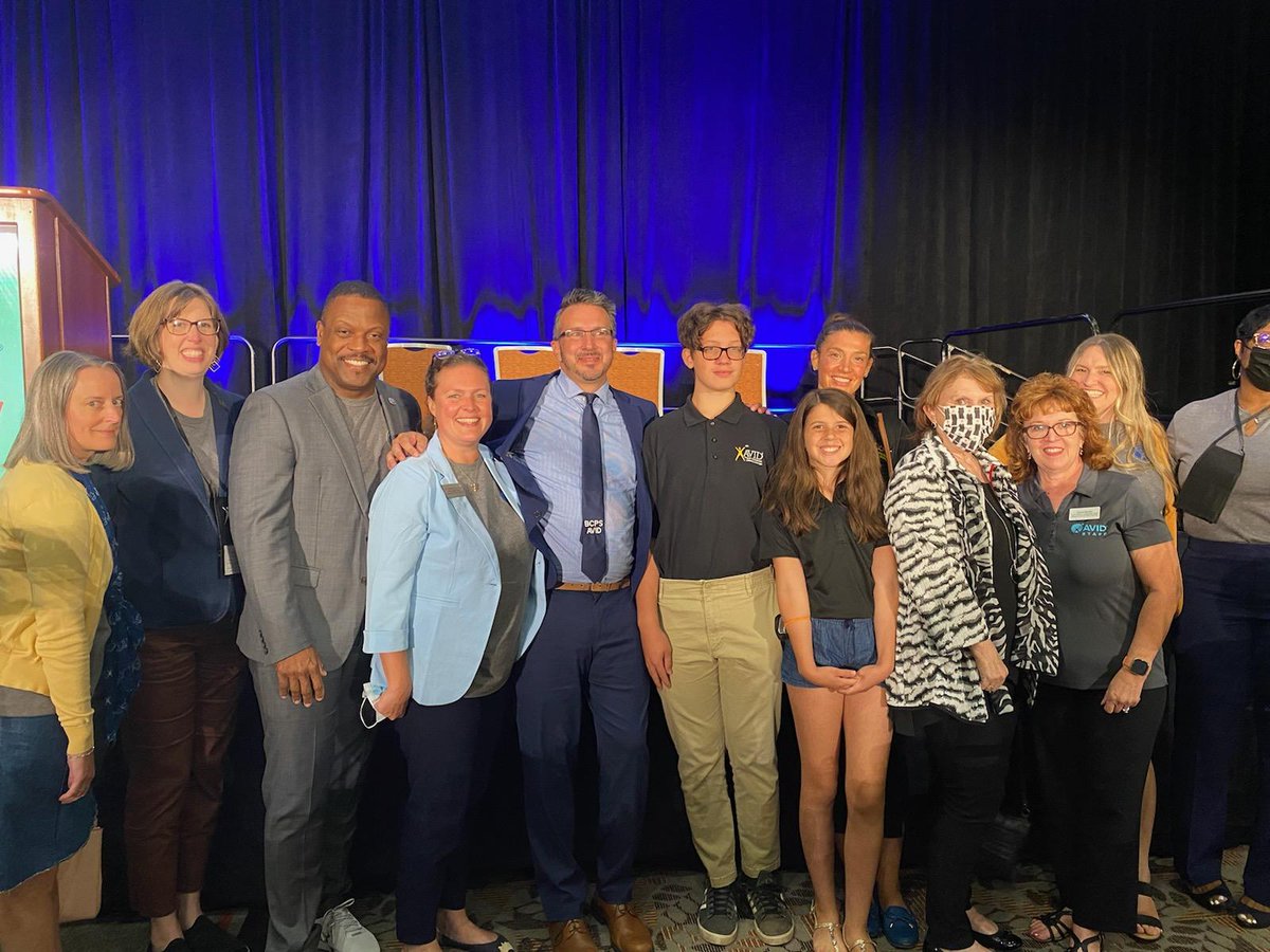 The BCPS team at the AVID Path conference in Baltimore