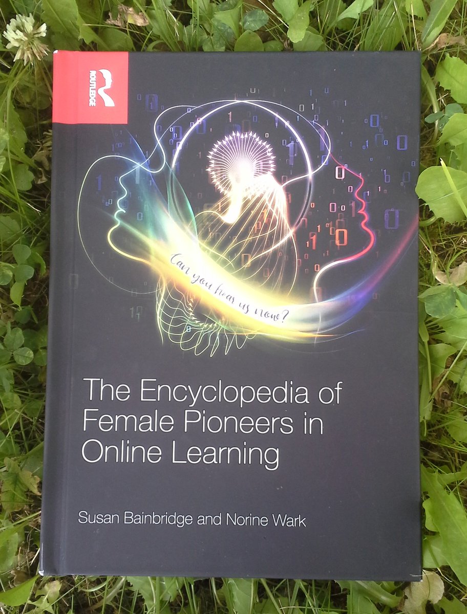 The first copy arrived! So odd to finally feel it in my hands! Thank you to everyone who supported Susan and I on this epic journey! #Routledge #distanceeducation #distancelearning #onlinelearning  #history #highereducation #openlearning #edtech #genderstudies #femalepioneers