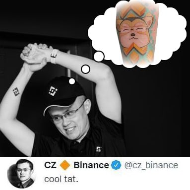 SomeCrypt0Guy's tweet photo. I know you’re jealous @cz_binance but you don’t have to try and flex on us, $ZHAO is simply cooler

#memecoin #BSC https://t.co/6ar2HtUXBG