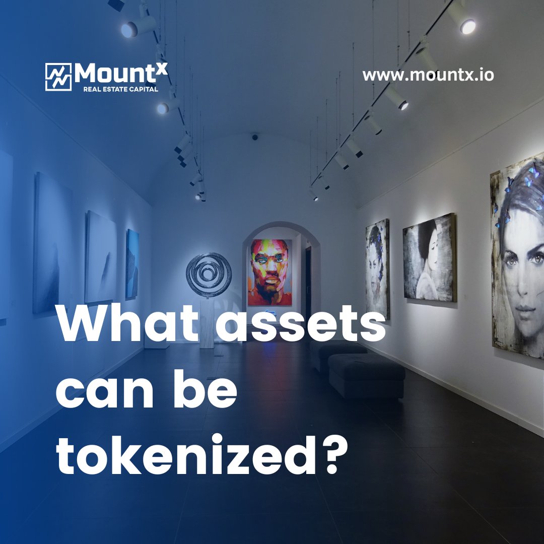 Any asset can be tokenized: 
👉Works of art
👉Agricultural products
👉Real estate projects

The World Economic Forum estimates that by 2027 at least 10% of the world's GDP will be tokenized in blockchain technology.

mountx.io

#tokenization #blockchain