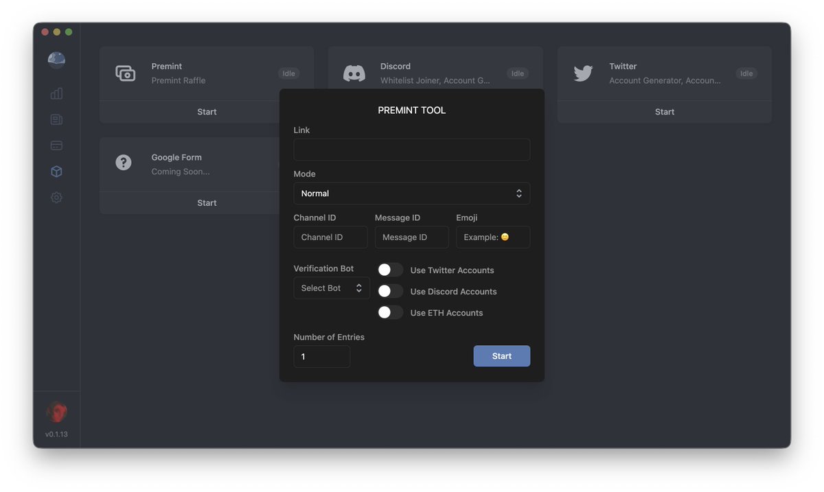 AtlasToolsIO's tweet image. Premint Raffles are now available to all beta users for FREE!

Want to try it yourself: discord.gg/jXqUxFNk