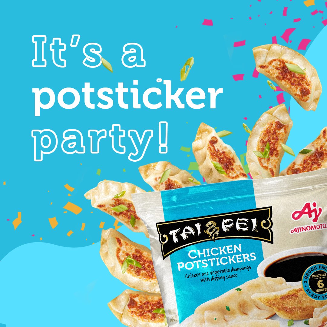 TaiPeiAsianFood's tweet photo. Party time means Potsticker time.๐ฅ๐ฅ ๐
#TaiPei #EasyAsianMeals #tasty #delish #flavor #frozenfood #singleserve #singleserving #singledinner #dinner #meal #entree #frozenentree #chicken #friedrice #chickenfriedrice https://t.co/ziAU8tHQMx