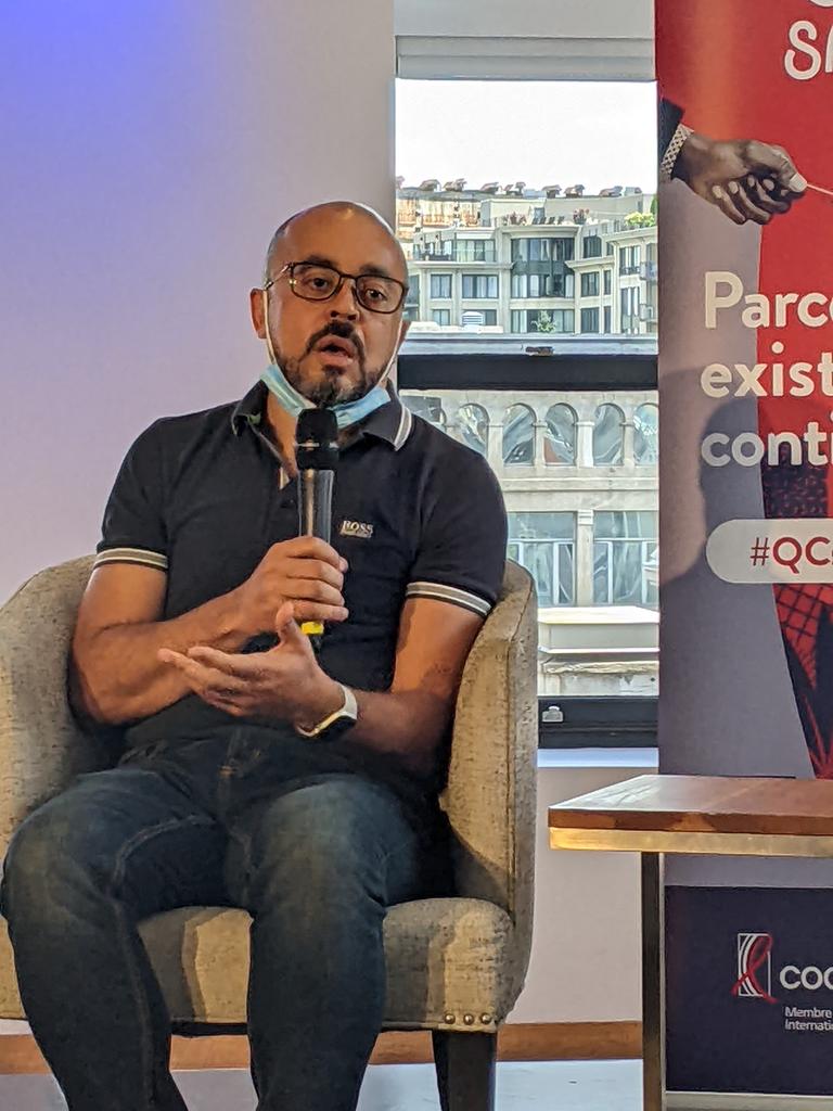 ken_monteith's tweet photo. Dr. Mehdi Karkouri nous parle des barrières de stigmatisation de certaines populations, mais aussi de la demedicalisation du dépistage réalisé au Maroc avec beaucoup de succès #QCsansSida #VIH https://t.co/xjSkOK7HMA