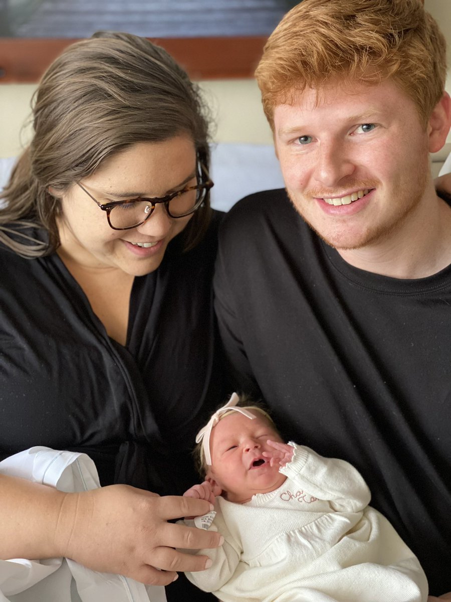 mike_weinberg's tweet photo. And here she is. Huge congratulations to our son &amp; rockstar daughter-in-law. Thrilled for them and for us. Welcome to the most perfect little girl, Charlotte Tate. #newgrandparents #papamike https://t.co/oCjhoF2lXx