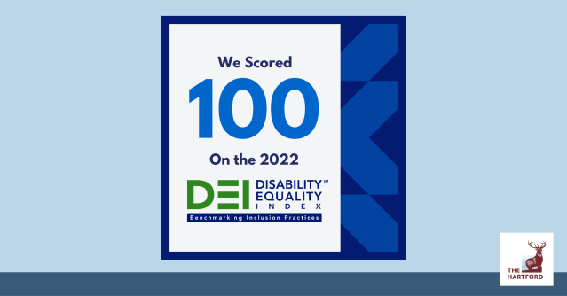 FinServFem's tweet photo. The Hartford values all talent and we’re proud to have earned a top score on the Disability Equality Index for the 6th year. https://t.co/0zikfg6Zel #iwork4thehartford https://t.co/6MPyLzSLO6 https://t.co/7G5txDt5V2