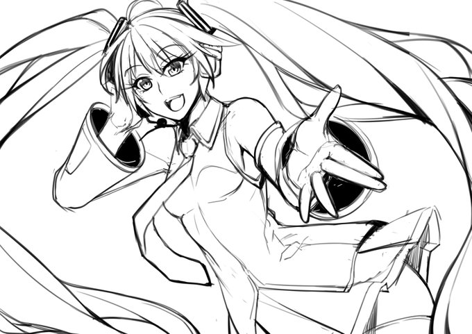 おSkeb作業休憩にミクさんrkgk
ロングヘアの流れもっと上手くなりたいっすね 