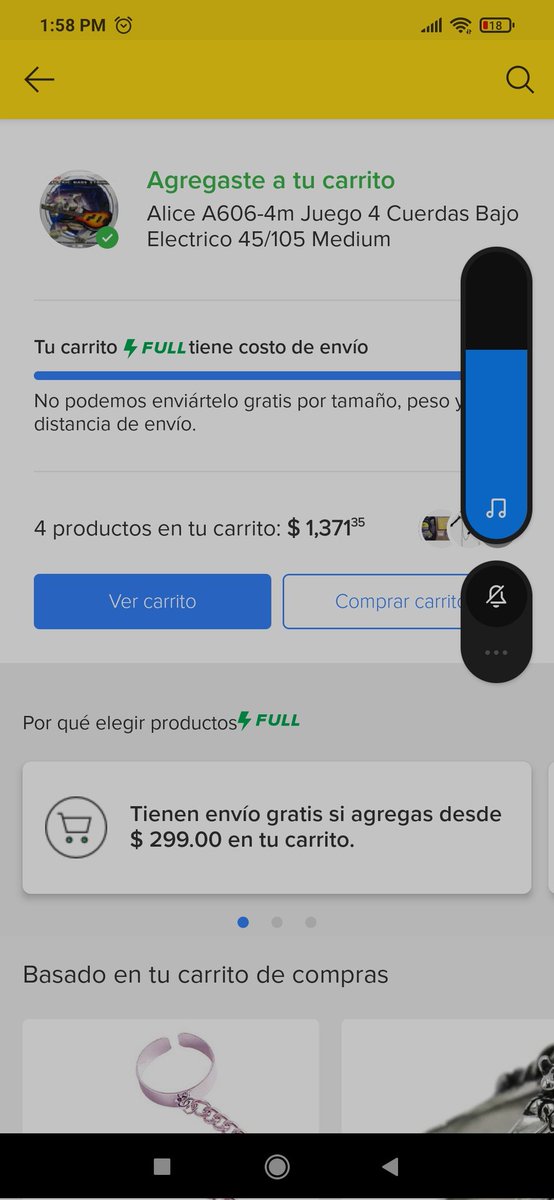adnvaladez's tweet photo. @Mercadolibre como cuando te dice que con más de $299 de compra de productos full te da envío gratis y cuando los juntas te dice que no puede cumplir #mercadolibremiente https://t.co/Yucpux3cVw