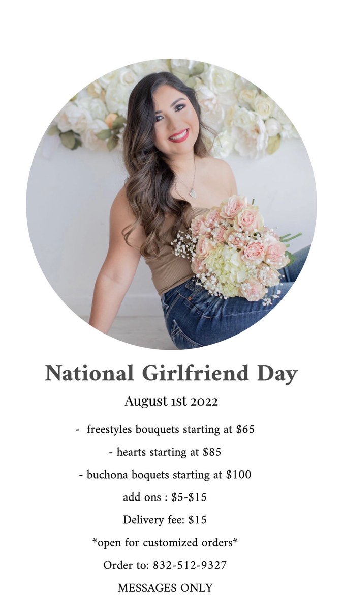 Reminder : national girlfriend day is a week away!!