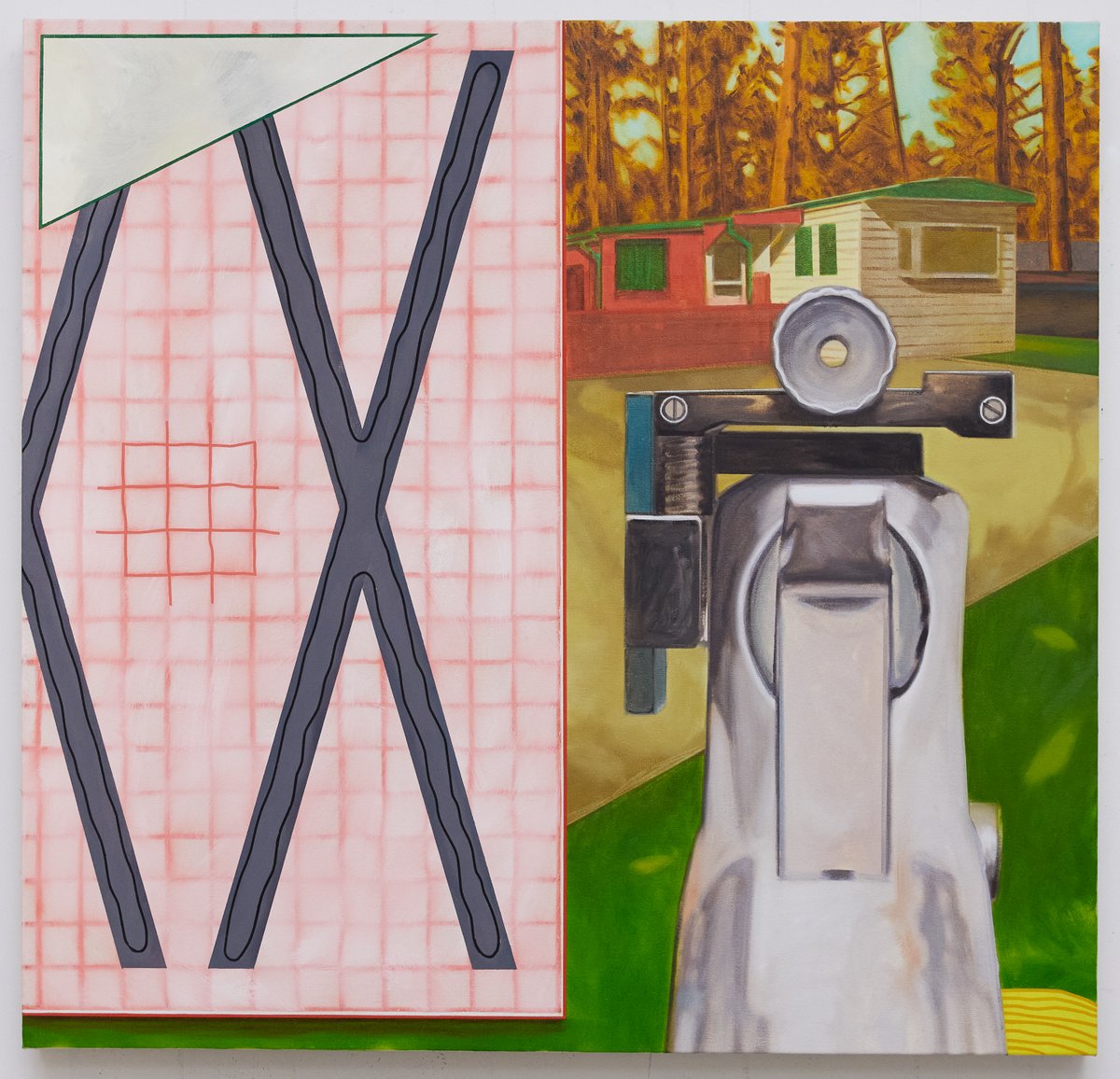 Paul Nadeau’s practice highlights the colonial history of Canadian painting, seeking accountability in what is painted.

See Nadeau’s artwork and more in the Halfway Between the Imaginary and the Real exhibition until Aug 12. ow.ly/P3yN50JZEjz