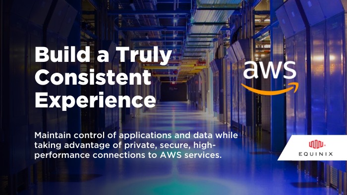 Equinix's tweet photo. With 220+ data centers, 63 metros and 170 Outposts-ready data centers, more industry leaders are coming to #Equinix for #AWS Outposts. Learn why today. https://t.co/gAjZ1ySj0y https://t.co/mMTpZ359pk