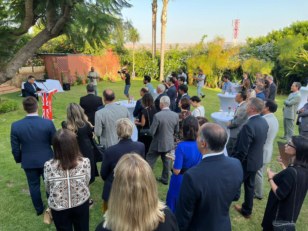 Delighted to meet and address leaders from Morocco’s financial sector to celebrate our respective and joint achievements in #GreenFinance and remind us of the role our vibrant finances industry and private investors can and must play to deliver the #GlasgowClimatePact 🌎