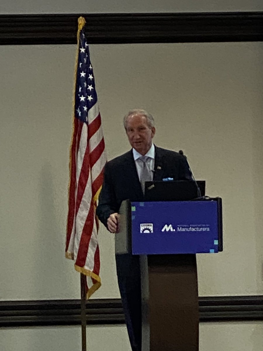 Great discussion on trade &amp; supply chains with Gene Seroka, executive director of the <a href="/PortofLA/">Port of Los Angeles</a>. Fifty percent drop in volume initially in 2020 followed by a huge spike as people ordered from home with fed stimulus dollars. Cargo containers and workforce challenges.