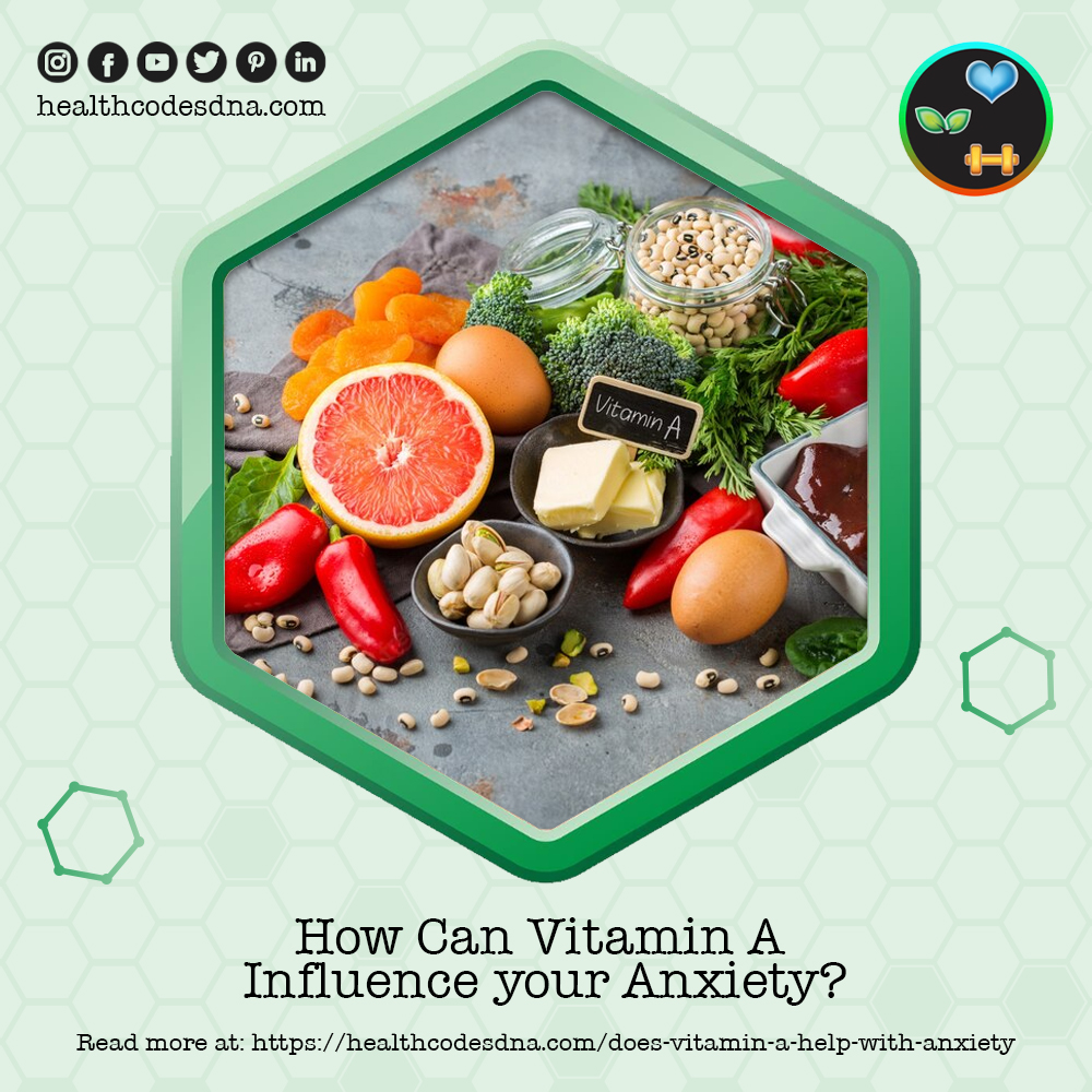 HealthCodesDNA's tweet image. Vitamin A is one of the basic elements that the body cannot generate on its own, thus it must be obtained through diet! ✔️

Does Vitamin A Help With Anxiety?
➡️ Find out on our blog: healthcodesdna.com/does-vitamin-a…