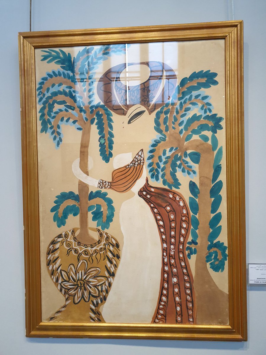 I recently had the chance to visit the National Museum of Fine Arts in Algiers and my heart is still full. The beauty of seeing paintings by Mohammed Racim, Baya Mahieddine, and Bachir Yelles 😍