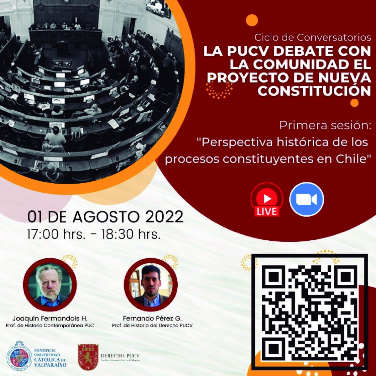 Comenzando el mes de agosto iniciamos nuestros debates sobre la propuesta de nueva Constitución en la PUCV.
Recuerde inscribirse en:
docs.google.com/forms/d/e/1FAI…

#pucv #debates #nuevaconstitucion #facultadderecho