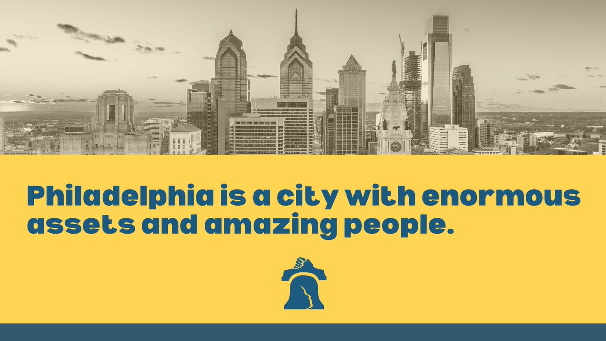AGreaterPhilly's tweet photo. Itβs not by chance that Philadelphia is the poorest big city in America, with one of the highest unemployment rates. City policies push jobs and the businesses that create them away.
#leadership #accountability #representation #representationispower https://t.co/ZMy9ONbjfY